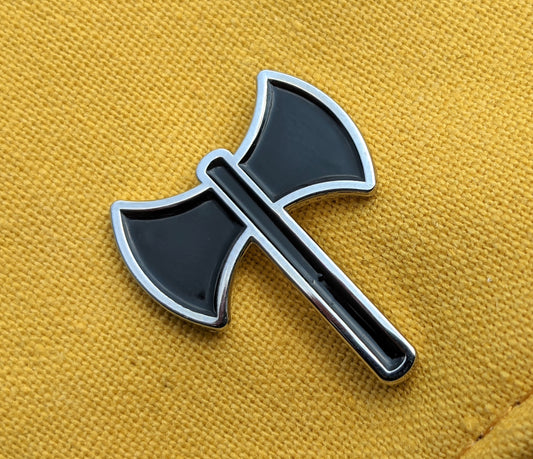 Labrys Axe symbol - Lesbian Feminist LGBT Support Pride Symbol - Lapel or Fabric Enamel Pin