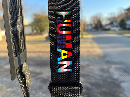 Progress Human LGBT Flags Rainbow Lesbian Bisexual Pansexual Transgender - 4 inch Iron-on Embroidered Patch