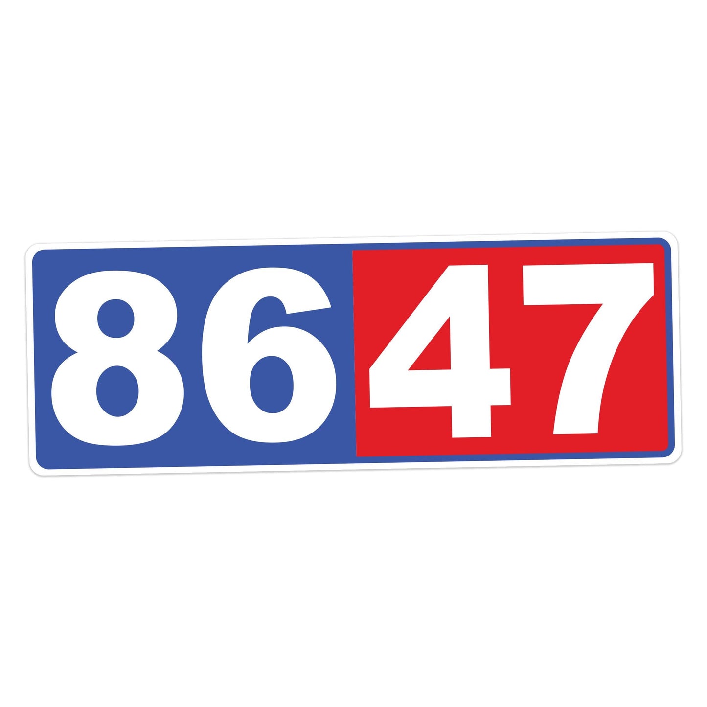 8647 Anti Trump Protest Decal - Resist Divisive Leadership - Activism Vinyl Sticker for Cars, Laptops, and Water Bottles