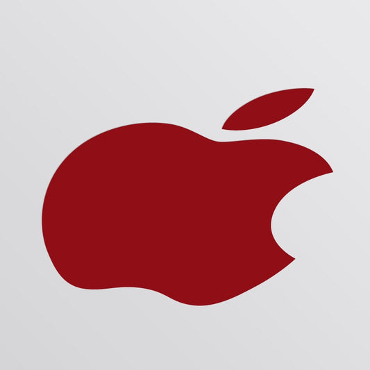 Dark Red iPhone Apple Color Changer Decal - Vinyl Decal Sticker Phone