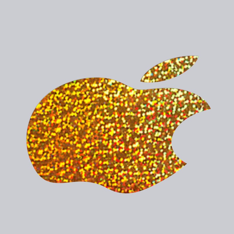 Gold Glitter iPhone Apple Color Changer Decal - Vinyl Decal Sticker Phone