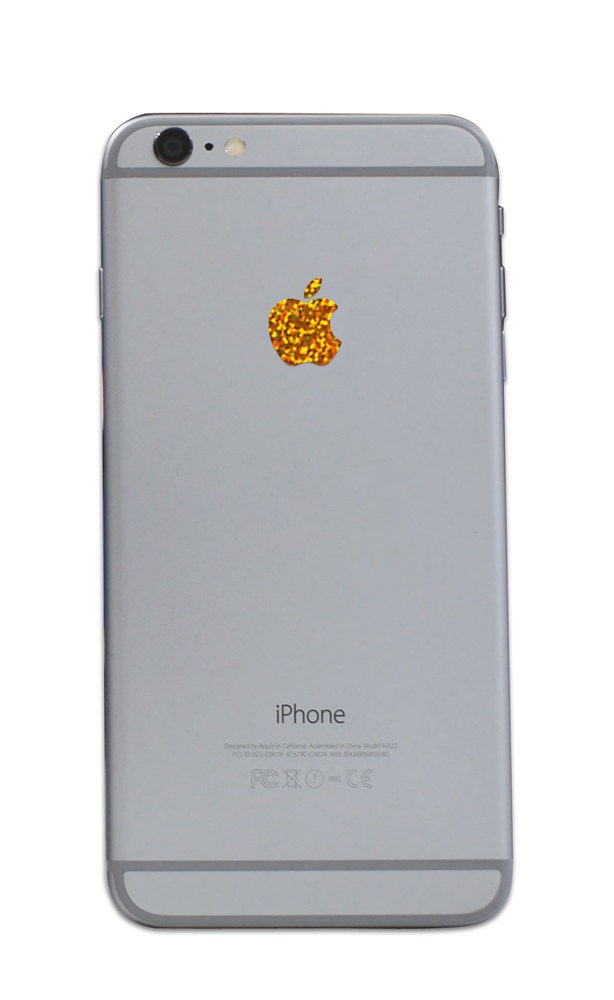 Gold Glitter iPhone Apple Color Changer Decal - Vinyl Decal Sticker Phone