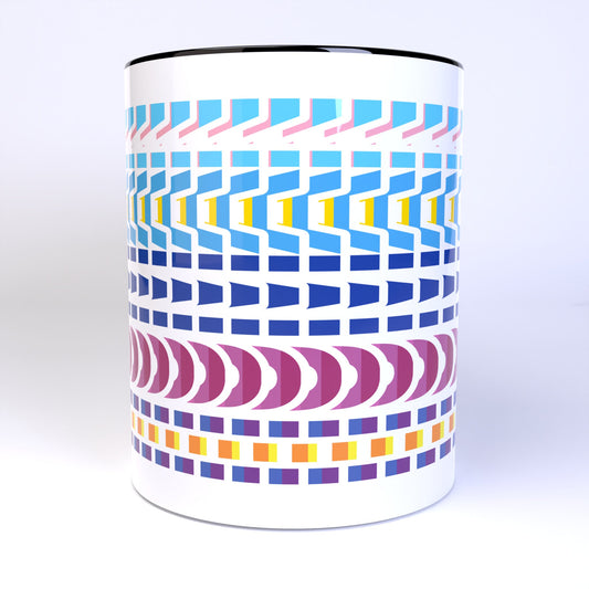 Human LGBTQ+ Inclusive LGBTQ+ Pride Flag Coffee Mug – 11oz Ceramic Wraparound Art Teacup