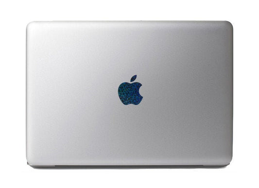 Black Glitter Macbook Apple Color Changer Decal - Opaque Vinyl Decal Sticker for All Macbook Models