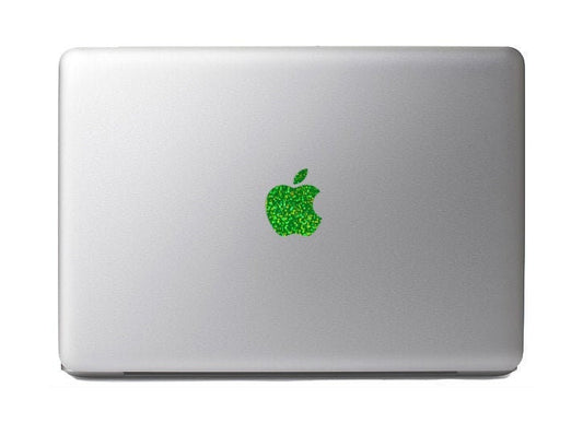 Green Glitter Macbook Apple Color Changer Decal - Opaque Vinyl Decal Sticker for All Macbook Models