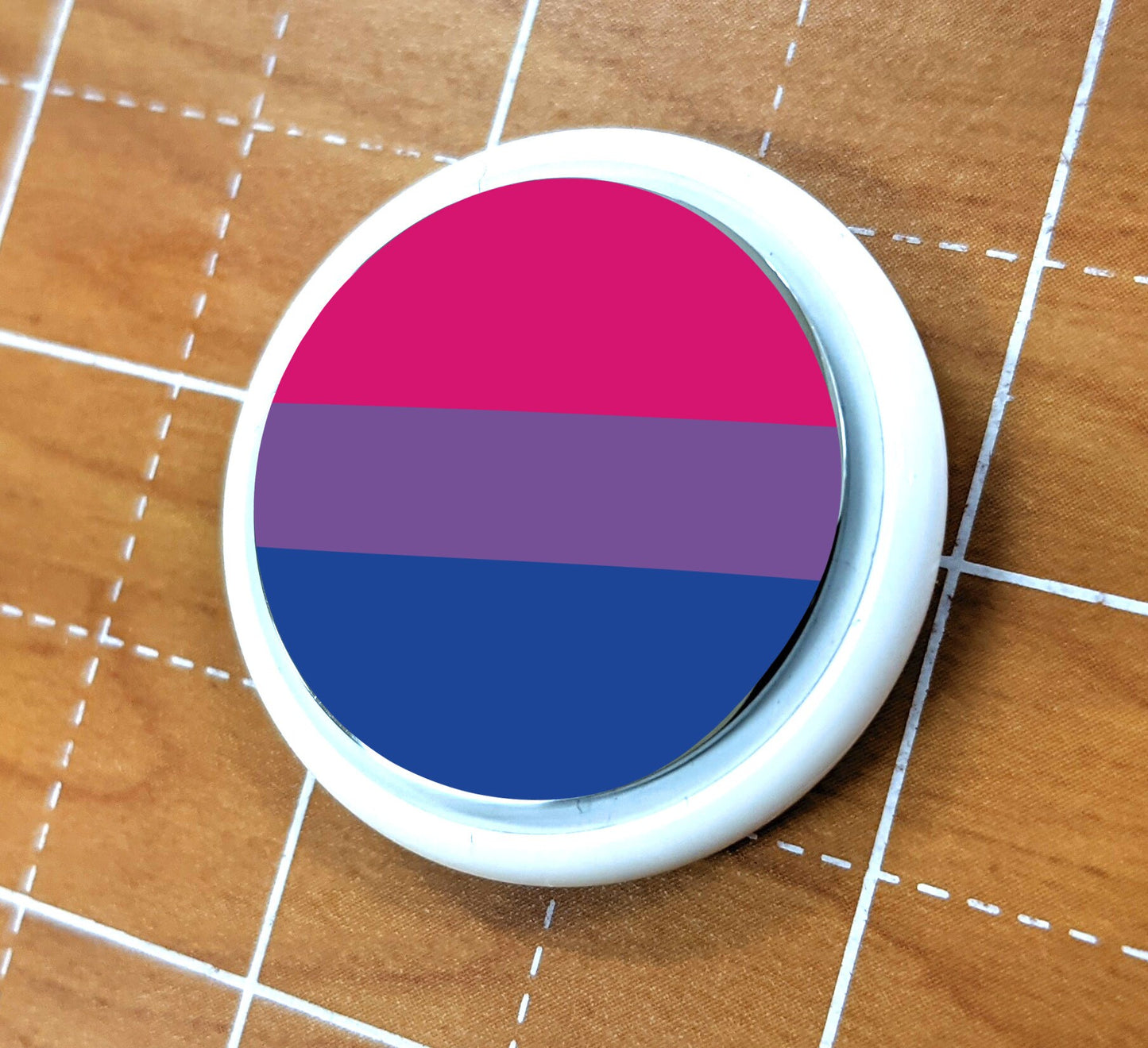 Skin for Airtag Bisexual Flag LGBTQ+ Pride Flag - Vibrant color vinyl decal