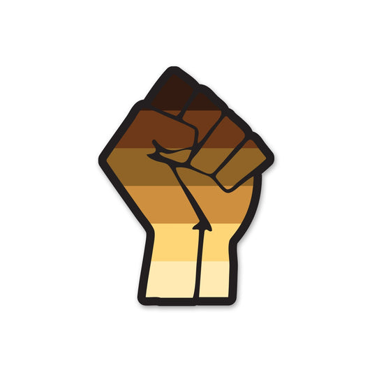 Resist Fist Skin Shades BLM Flag - Vibrant Color Vinyl Decal Sticker