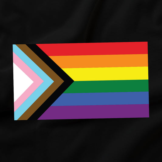 Progress Pride Flag LGBTQ Flag - Iron-On Vinyl for Fabric, T-shirts and more!