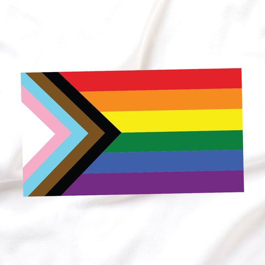 Progress Pride Flag LGBTQ Flag - Iron-On Vinyl for Fabric, T-shirts and more!