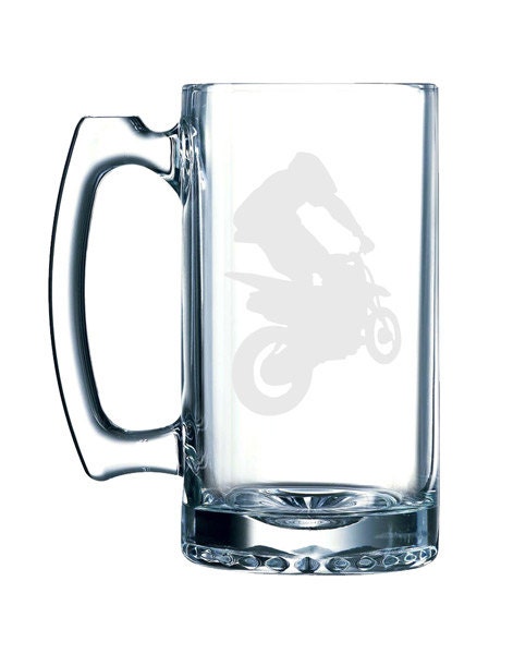 Extreme Sports #2 -Dirt Bike Motocross Offroad Racing-  26 oz glass mug stein