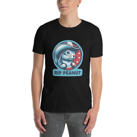 RIP Peanut the Squirrel Short-Sleeve T-Shirt (Gildan 64000) – Memorial Graphic Tee