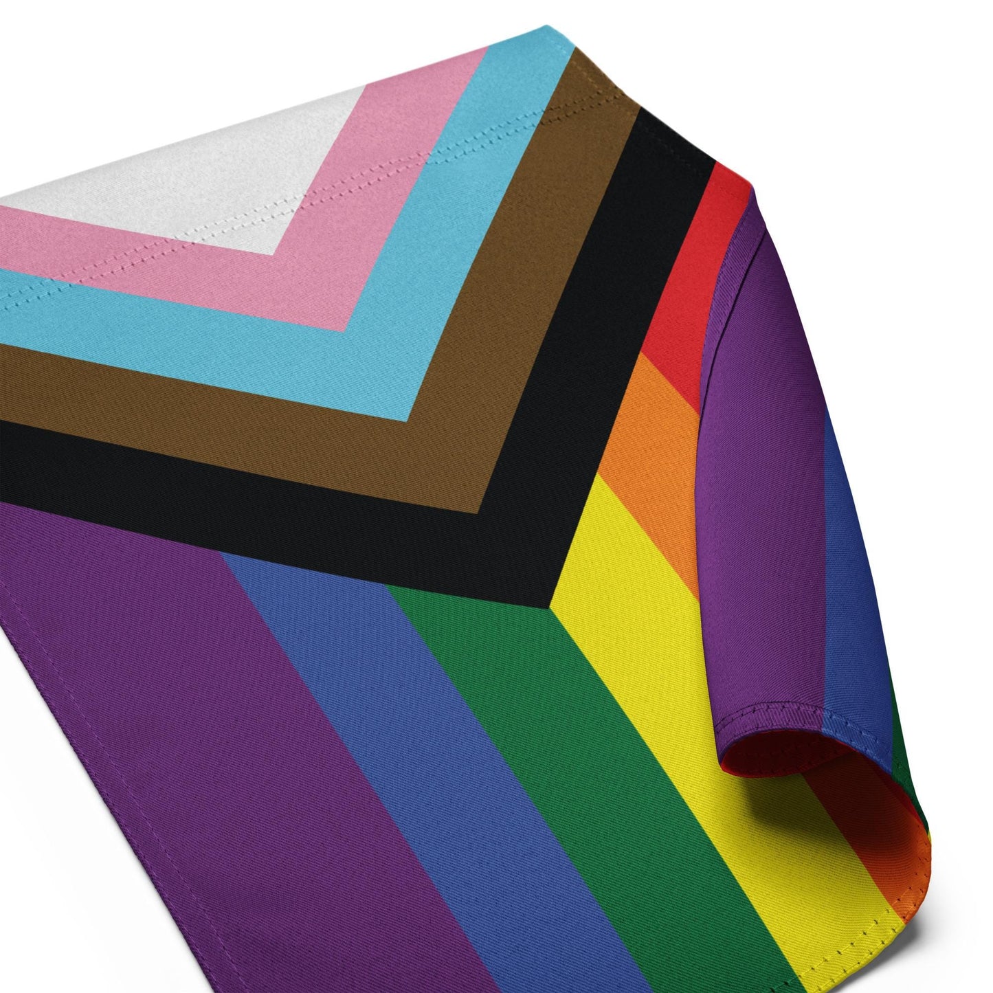 Progress Pride Garden Flag – LGBTQ+, POC, Transgender Flag, 12 x 17 Inch – Vibrant Outdoor Decor for Yard and Garden