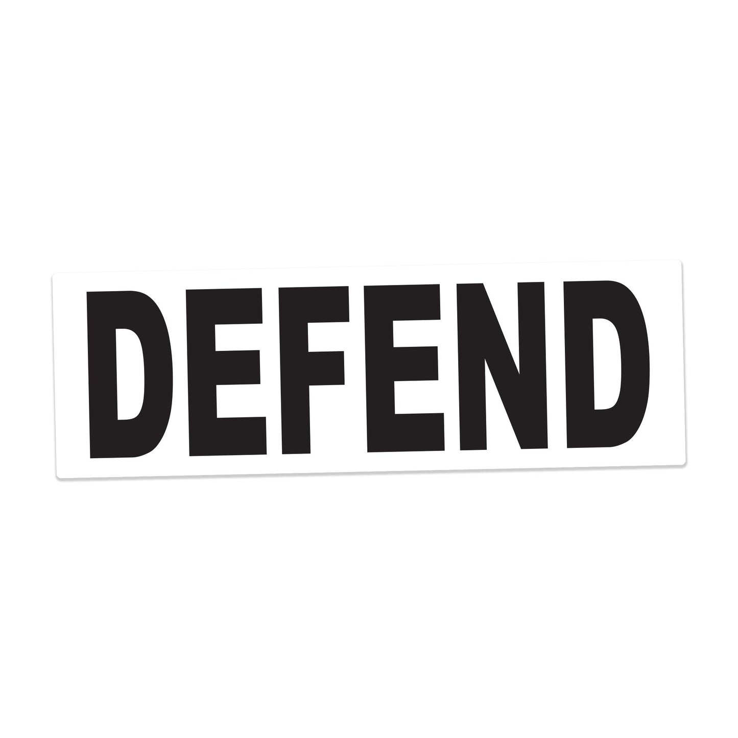 Defend Protest Vinyl Decal – Vibrant Social Justice Sticker for Cars, Laptops, Windows, and More