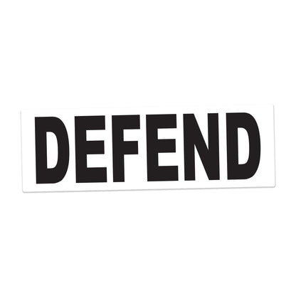 Defend Protest Vinyl Decal – Vibrant Social Justice Sticker for Cars, Laptops, Windows, and More