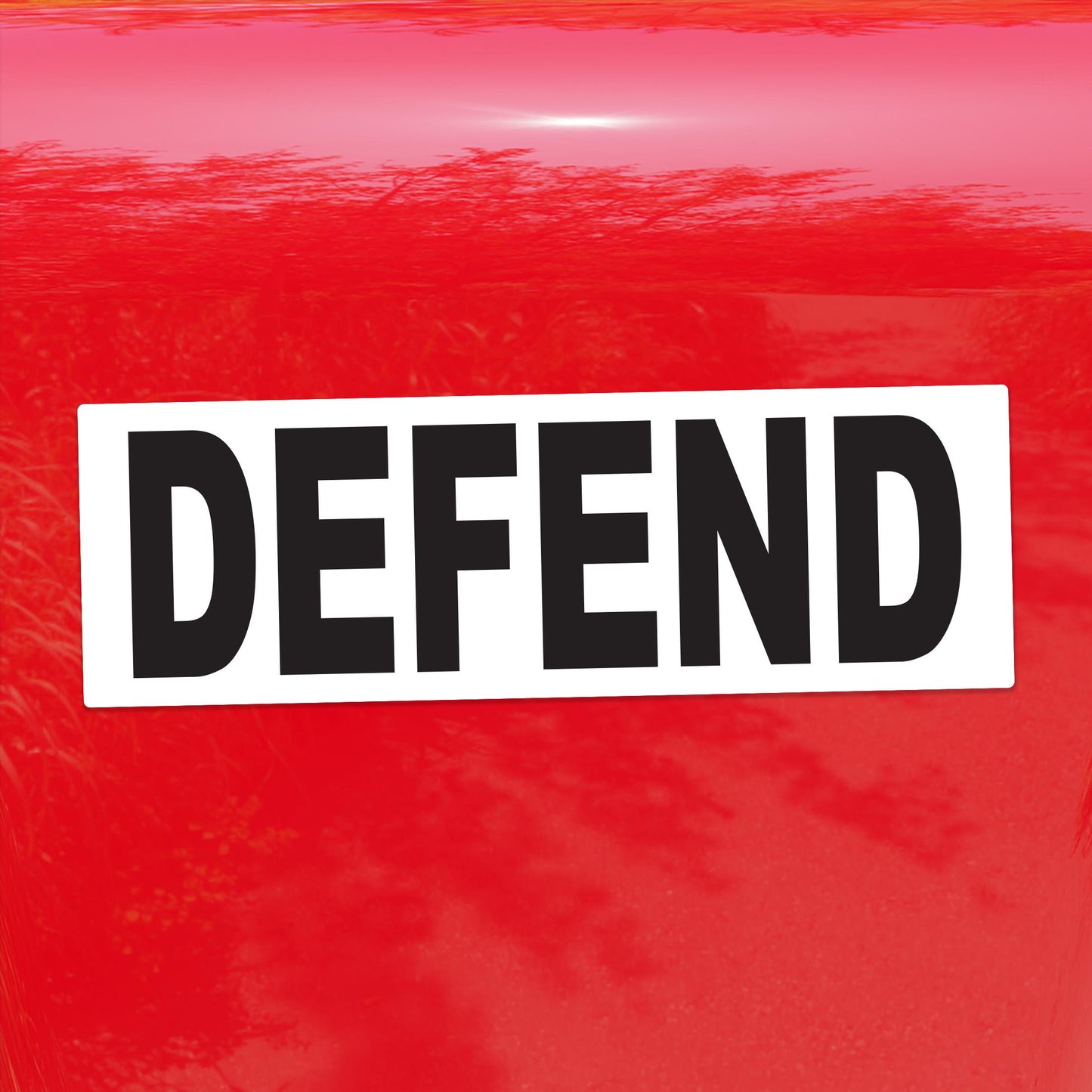 Defend Protest Vinyl Decal – Vibrant Social Justice Sticker for Cars, Laptops, Windows, and More