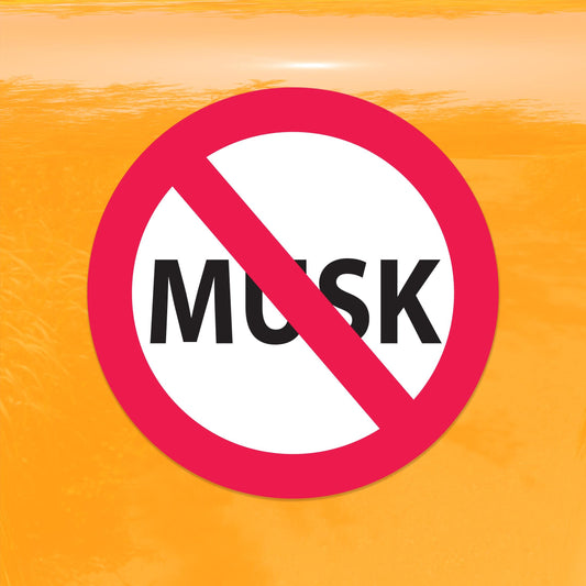 Anti Musk Protest Decal – Vibrant Color Vinyl Sticker for Cars, Laptops, and Windows