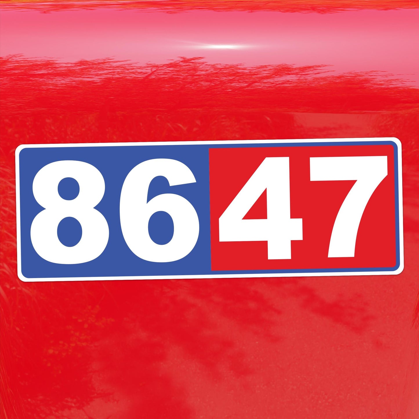 8647 Anti Trump Protest Decal - Resist Divisive Leadership - Activism Vinyl Sticker for Cars, Laptops, and Water Bottles