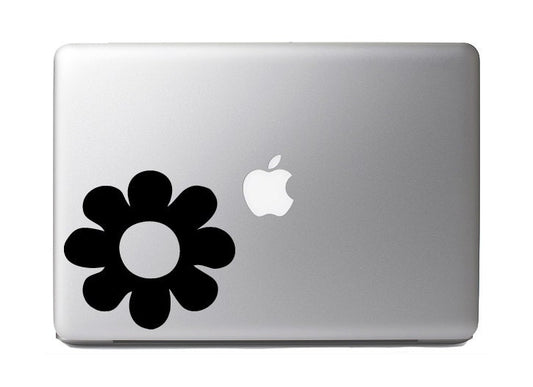 Flower Petal #1 - flower power hippie peace love -Macbook,and Car Decal Custom Colors and Sizes Available