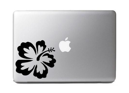 Hawaiian Hibiscus Flower Tropical - Vinyl Decal Sticker Custom Colors and Sizes Available