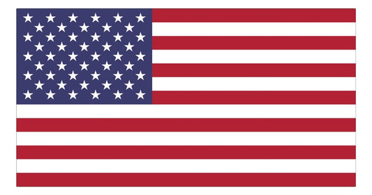 United States of America Flag - Freedom Love Pride Murica Respect 4th of July Stars and Stripes - Vibrant Color Vinyl Decal
