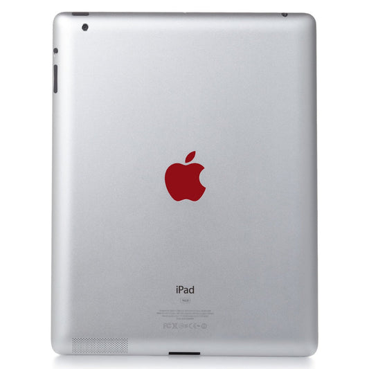 Dark Red Vinyl Decal Apple Cover - Color Changer - Sized for Ipad