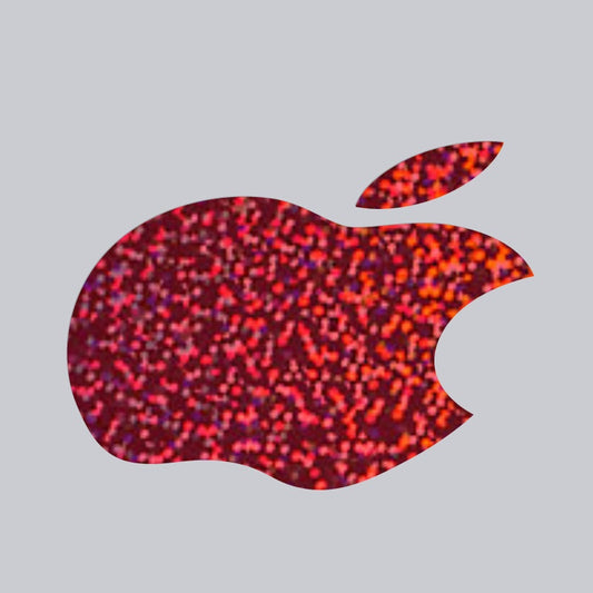 Red Glitter iPhone Apple Color Changer Decal - Vinyl Decal Sticker Phone