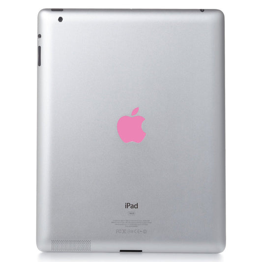 Soft Pink Vinyl Decal Apple Cover - Color Changer - Sized for Ipad