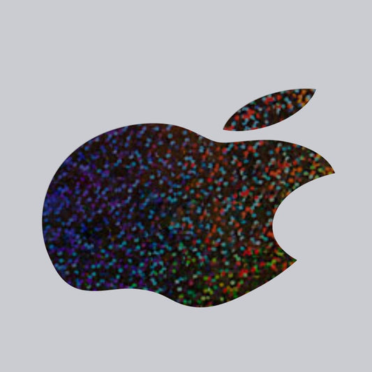 Black Glitter iPhone Apple Color Changer Decal - Vinyl Decal Sticker Phone