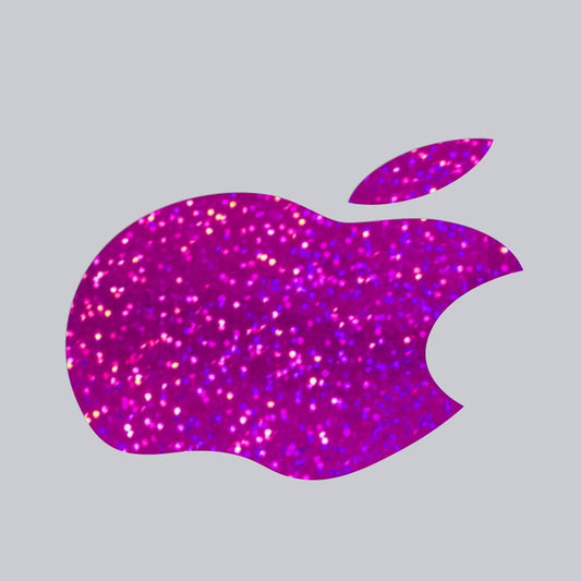 Purple Glitter iPhone Apple Color Changer Decal - Vinyl Decal Sticker Phone