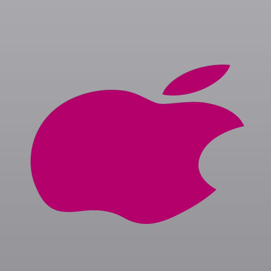 Hot Pink Macbook Apple Color Changer Decal - Opaque Vinyl Decal Sticker for All Macbook Models
