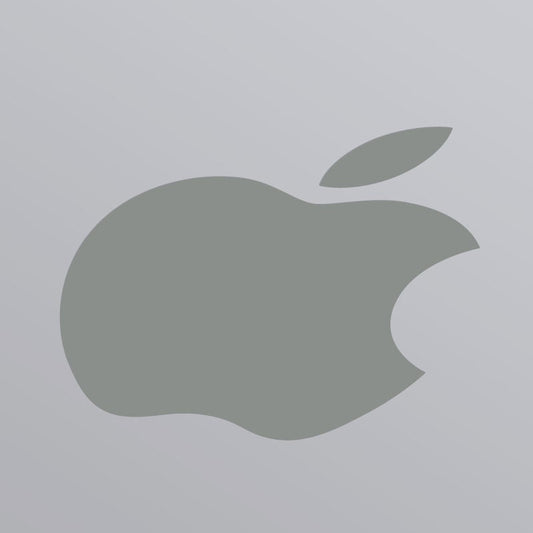 Middle Grey Macbook Apple Color Changer Decal - Opaque Vinyl Decal Sticker for All Macbook Models