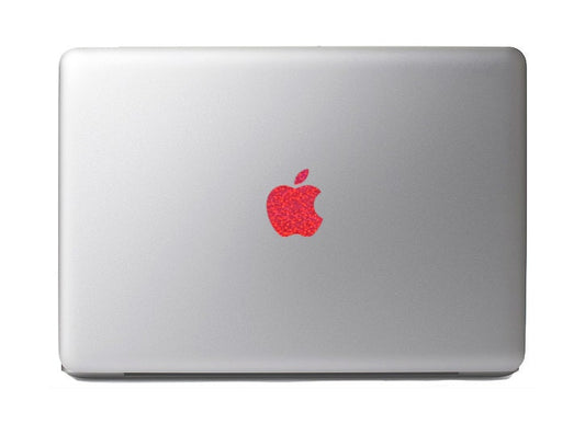 Pink Glitter Macbook Apple Color Changer Decal - Opaque Vinyl Decal Sticker for All Macbook Models