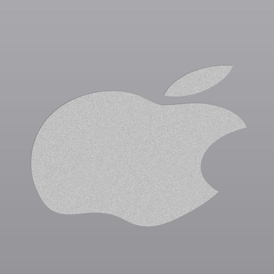 Silver Macbook Apple Color Changer Decal - Opaque Vinyl Decal Sticker for All Macbook Models