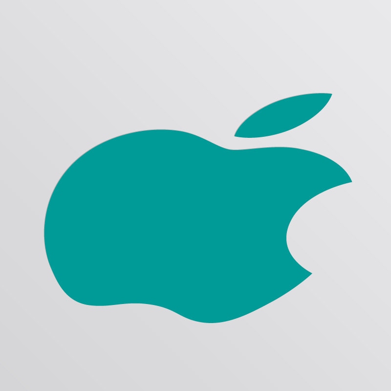 Turquoise Macbook Apple Color Changer Decal - Opaque Vinyl Decal Sticker for All Macbook Models